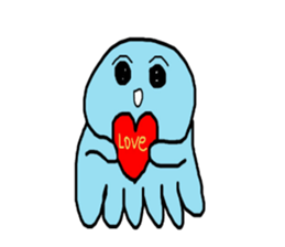 Octopus Smurfs Hu Ba (Living in China) sticker #10676104