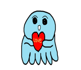 Octopus Smurfs Hu Ba (Living in China) sticker #10676104