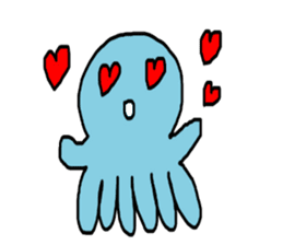 Octopus Smurfs Hu Ba (Living in China) sticker #10676105