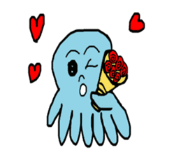 Octopus Smurfs Hu Ba (Living in China) sticker #10676107