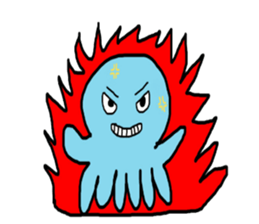 Octopus Smurfs Hu Ba (Living in China) sticker #10676108