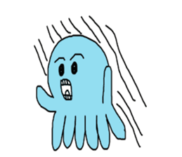 Octopus Smurfs Hu Ba (Living in China) sticker #10676109