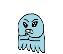 Octopus Smurfs Hu Ba (Living in China) sticker #10676110