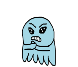 Octopus Smurfs Hu Ba (Living in China) sticker #10676110