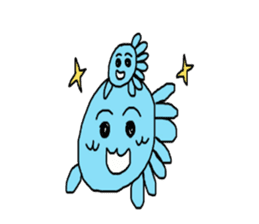 Octopus Smurfs Hu Ba (Living in China) sticker #10676112
