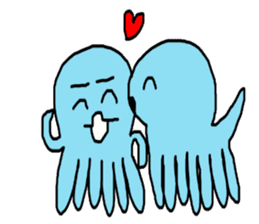 Octopus Smurfs Hu Ba (Living in China) sticker #10676113