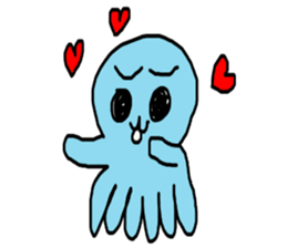 Octopus Smurfs Hu Ba (Living in China) sticker #10676114