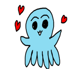 Octopus Smurfs Hu Ba (Living in China) sticker #10676115