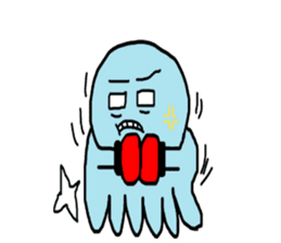 Octopus Smurfs Hu Ba (Living in China) sticker #10676117