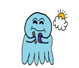 Octopus Smurfs Hu Ba (Living in China) sticker #10676120