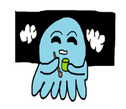 Octopus Smurfs Hu Ba (Living in China) sticker #10676123