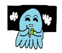 Octopus Smurfs Hu Ba (Living in China) sticker #10676123
