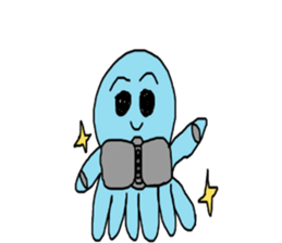 Octopus Smurfs Hu Ba (Living in China) sticker #10676124