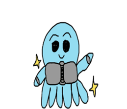 Octopus Smurfs Hu Ba (Living in China) sticker #10676124