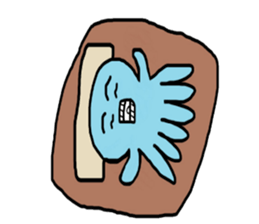 Octopus Smurfs Hu Ba (Living in China) sticker #10676130