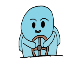 Octopus Smurfs Hu Ba (Living in China) sticker #10676133