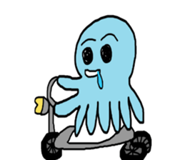 Octopus Smurfs Hu Ba (Living in China) sticker #10676135