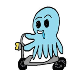 Octopus Smurfs Hu Ba (Living in China) sticker #10676135