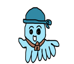 Octopus Smurfs Hu Ba (Living in China) sticker #10676136