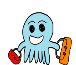 Octopus Smurfs Hu Ba (Living in China) sticker #10676140