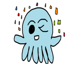 Octopus Smurfs Hu Ba (Living in China) sticker #10676143