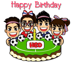 We love football Thai sticker #10677103