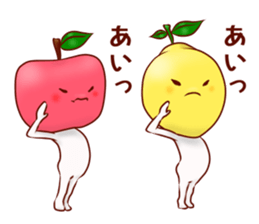 Happy fruit! sticker #10677627