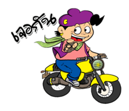 BuffToon v2 biker sticker #10677865