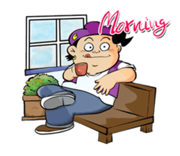 BuffToon v2 biker sticker #10677872