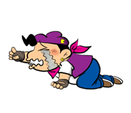 BuffToon v2 biker sticker #10677875