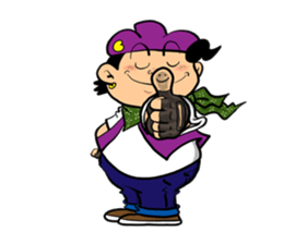 BuffToon v2 biker sticker #10677885