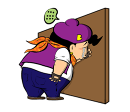 BuffToon v2 biker sticker #10677888