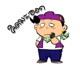 BuffToon v2 biker sticker #10677893