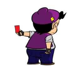 BuffToon v2 biker sticker #10677895