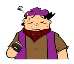 BuffToon v2 biker sticker #10677902