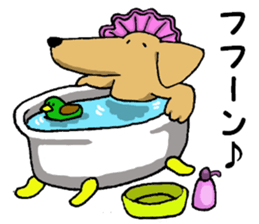 Long mouth dog 2 sticker #10678009