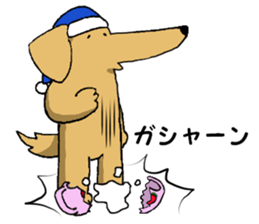 Long mouth dog 2 sticker #10678018