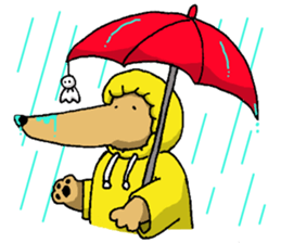 Long mouth dog 2 sticker #10678019