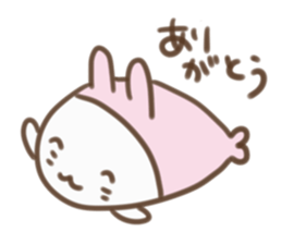 Rabbit ear seals sticker #10678545