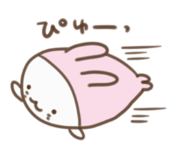 Rabbit ear seals sticker #10678546