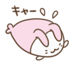 Rabbit ear seals sticker #10678553