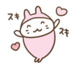 Rabbit ear seals sticker #10678554