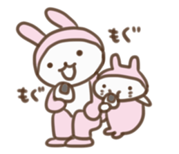 Rabbit ear seals sticker #10678560