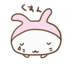 Rabbit ear seals sticker #10678566