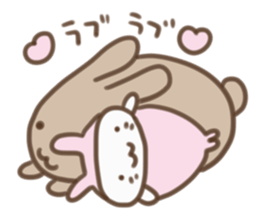 Rabbit ear seals sticker #10678578