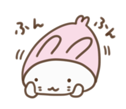 Rabbit ear seals sticker #10678581