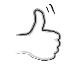 Black-and-white drawing sticker #10679922