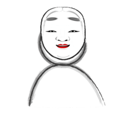 Black-and-white drawing sticker #10679939