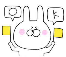 Of yellow pants rabbit 2 sticker #10680676