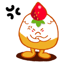 Cute cake sticker #10680795